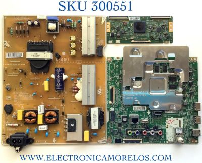 KIT DE TARJETAS PARA TV LG MAIN EBT64533102 / EAX67187104 / 78EBT000-0080 / RU7845A0U7 / FUENTE EAY64511001 / EAX67189001 / LGP6560DJ-17U1 / T-CON 6871L-5069A / 6870C-0685A / PANEL NC600DGE / MODELO 60UJ6300-UA.BUSYLOR / 60UJ6300-UA / 60UJ6300
